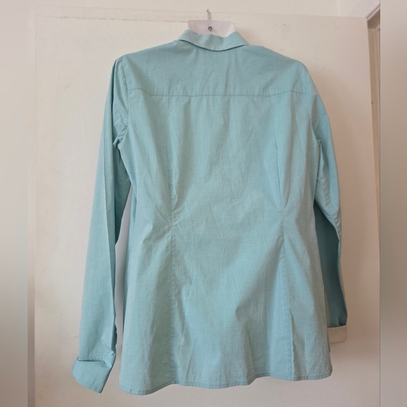 Hugo Boss Mint Cotton Button Down Shirt - Picture 6 of 8